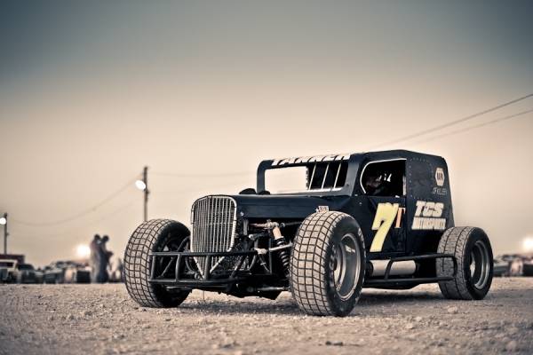 Photograph Andy Mahr Dirt Racing on One Eyeland